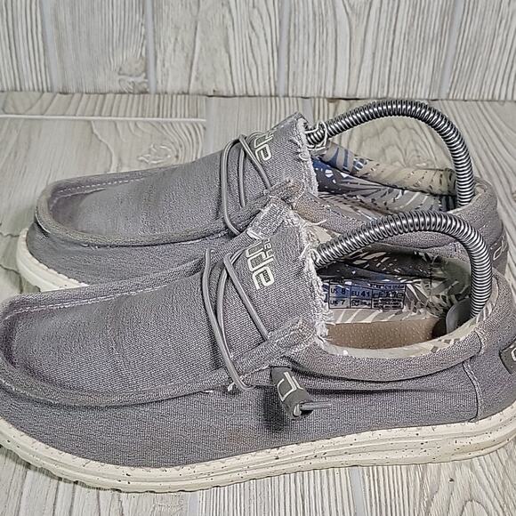 Hey Dude Wally Stretch Iron Slip On Loafers Mens Size 8 - Picture 4 of 12